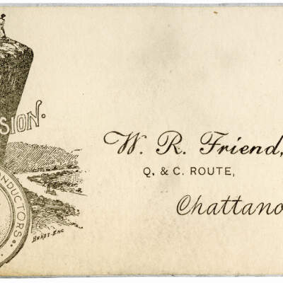Lookout Division, W. R. Friend, Q. & C. Route
