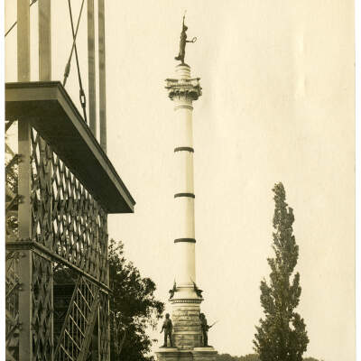 Illinois Monument and Boulevard, Mission Ridge, 1908