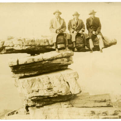Three Men, Umbrella Rock
