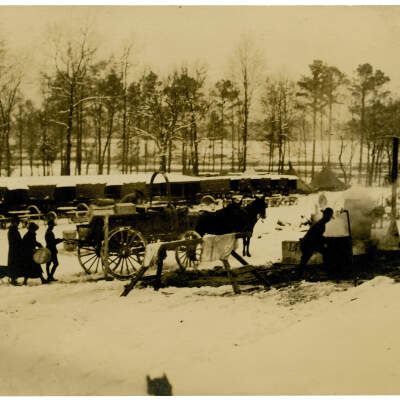 Snow Scene, Fort Oglethorpe