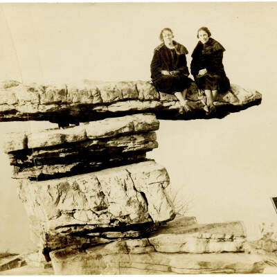 Two Women, Umbrella Rock