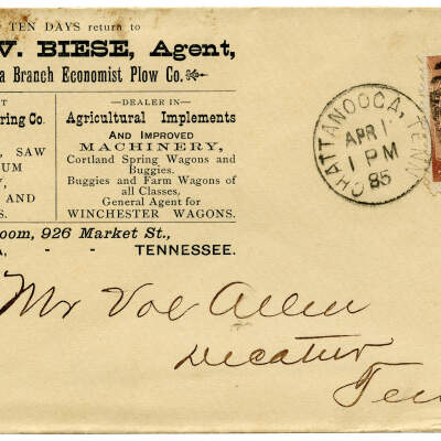 Chas. W. Biese Cover