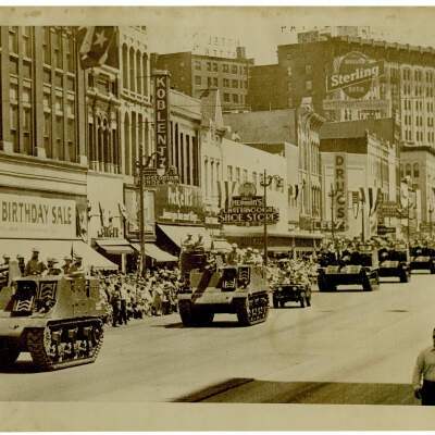 2021.003.005 Parade: View of parade on Market Street