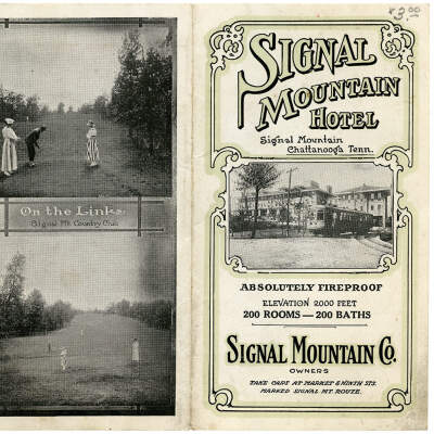 Brochure, Signal Mountain Hotel