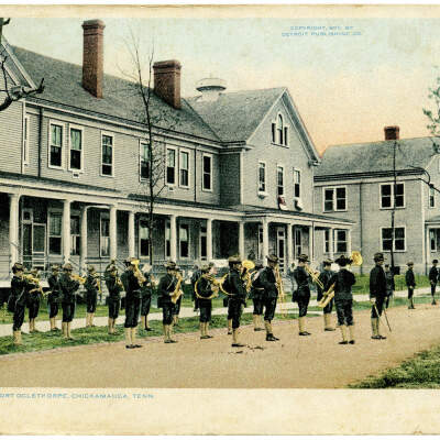 Guard Mount, Fort Oglethorpe, Heller Bros.