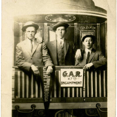 Three Men, G.A.R. 47th Encampment