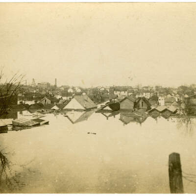 1917 Flood, View of Chattanooga