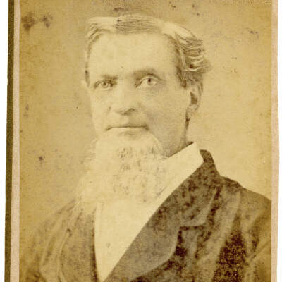 Two carte de visite portraits, T. M. Schleier