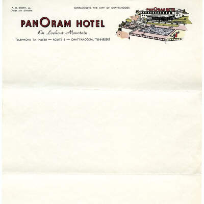 Pan-O-Ram Hotel Stationery