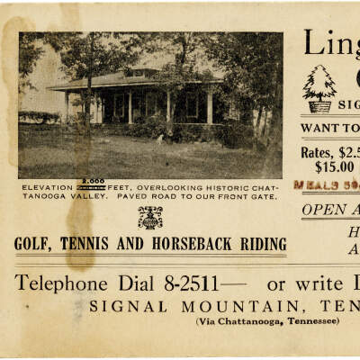 Linger Longer Cottage, Signal Mountain