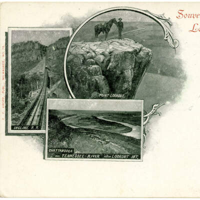 Souvenir of Lookout Mountain Private Mailing Card