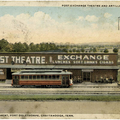 Fort Oglethorpe, Post Exchange Theatre and Artillery Barracks