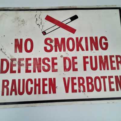 No Smoking Sign
