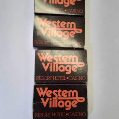 Western Village Match Box