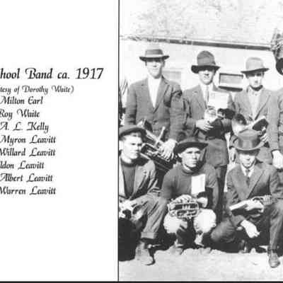 High School Band 1917