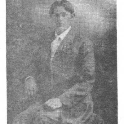 Alfred Frehner as a young man