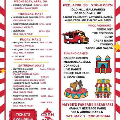 Mesquite Days Flyer - 2025