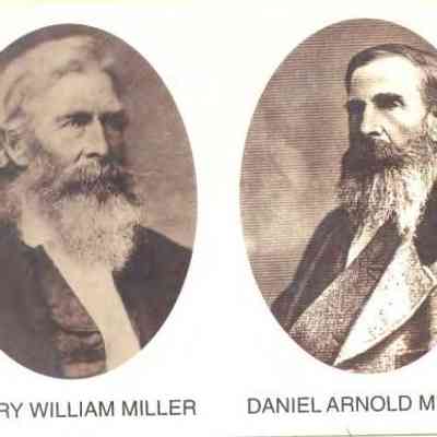 Millersburg Settlers: Henry William Miller & Daniel Arnold Miller