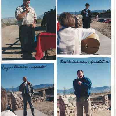 commemoration of the settlement of Bunkerville at the monument.