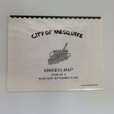 City of Mesquite Address Map 1997