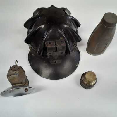 Mining Helmet, light, Fuel Canister