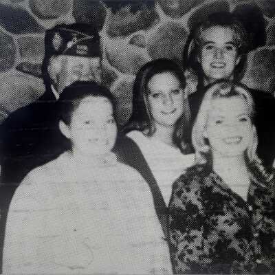 Two Veterans, 1 older lady, Mr. Whipple and school girls Photo 138