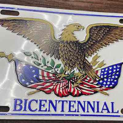 Bicentennial Nevada License Plate