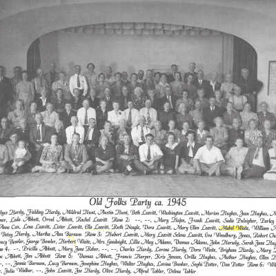 Old Folks Party: 1945