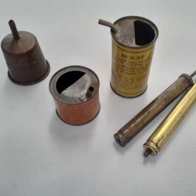 Fuel Container, Funnel, Pumps
