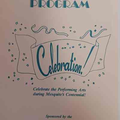 1994-1995 Mesquite Concert Series by Mesquite Art Council