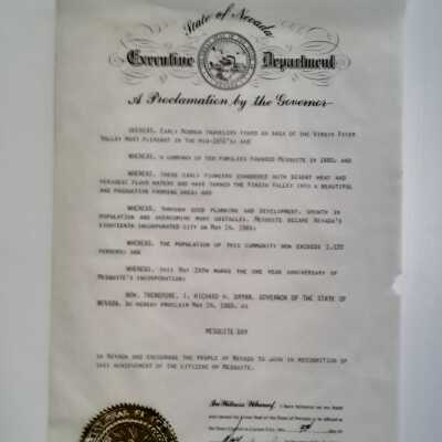 Proclamation By The Governor