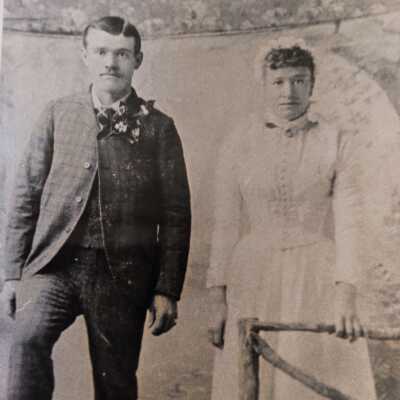 Wedding Picture- Samuel Reber JR & Mary Jane