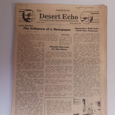 The Desert Echo 1987 V.1 #1