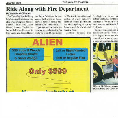 Mesquite Fire Department Newspaperclippings