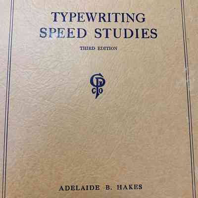 Typewriting Speed Studies