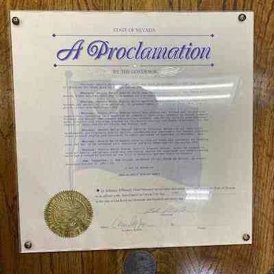 A Proclamation by the Governor of Nevada