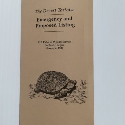 The Desert Tortoise Emergency and Proposed Listing