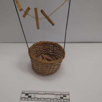 Clothes Pins and basket toys