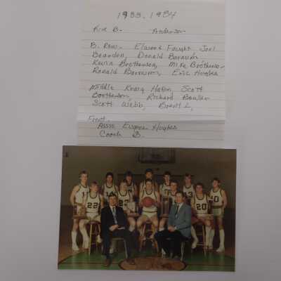 1983-1984 Basketball Team