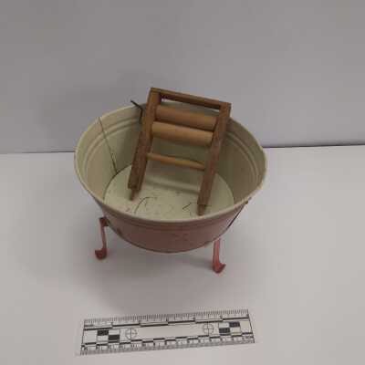 Toy Washing board and tub