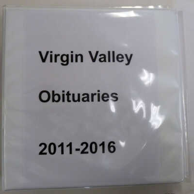 Virgin Valley Obituaries 2011 - 2016
