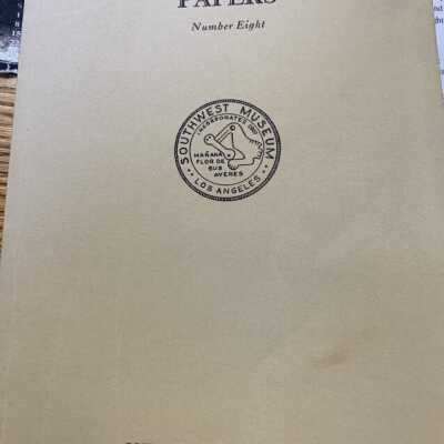 Southwest Museum Papers Number Eight