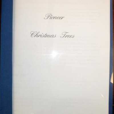 Pioneer Christmas Trees