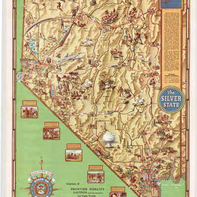 Map of Nevada - Pana View