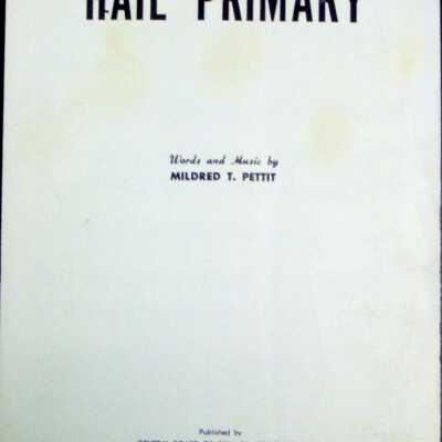 Sheet Music - Hail Primary - Don't wait for the night before Christmas - My Wonderland Sheet Music