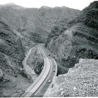 Freeway Thru the Virgin River Gorge