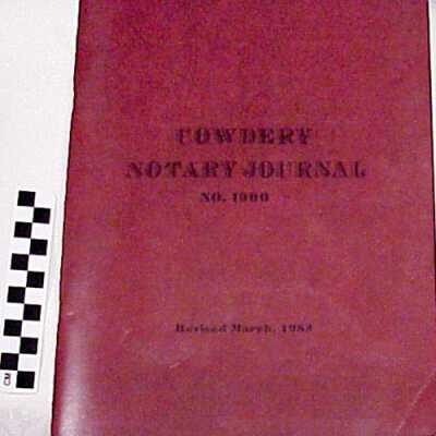 Cowdery Notary Journal