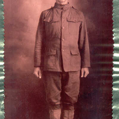 Samuel Reber in World War I Uniform