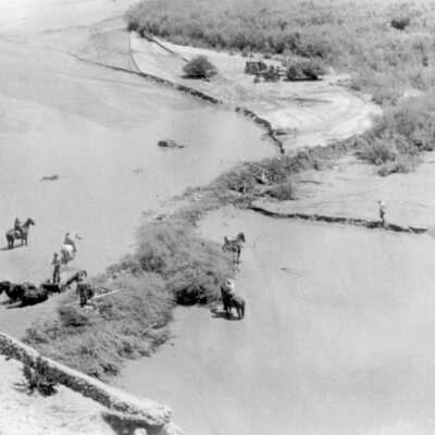 Mesquite Dam Circa 1952