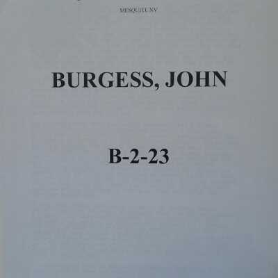 Burtgess John